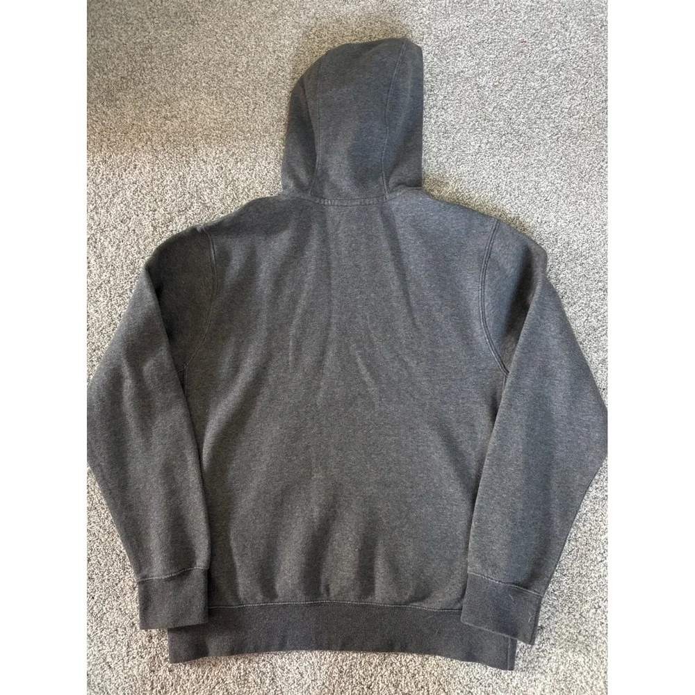 Nike Mens Sportswear Club Fleece Hoodie Charcoal Grey BV2654-071 Medium